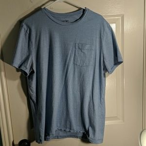 Blue Shirt w/ Pocket sleeve